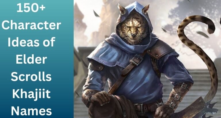 150+ Character Ideas of Elder Scrolls Khajiit Names