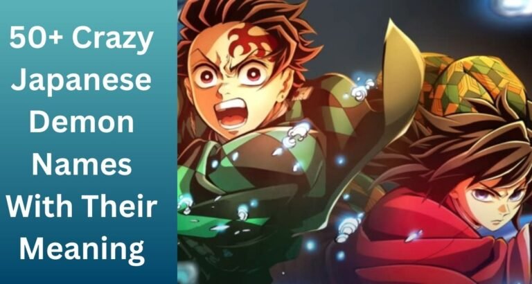Crazy Japanese Demon Names With Their Meaning