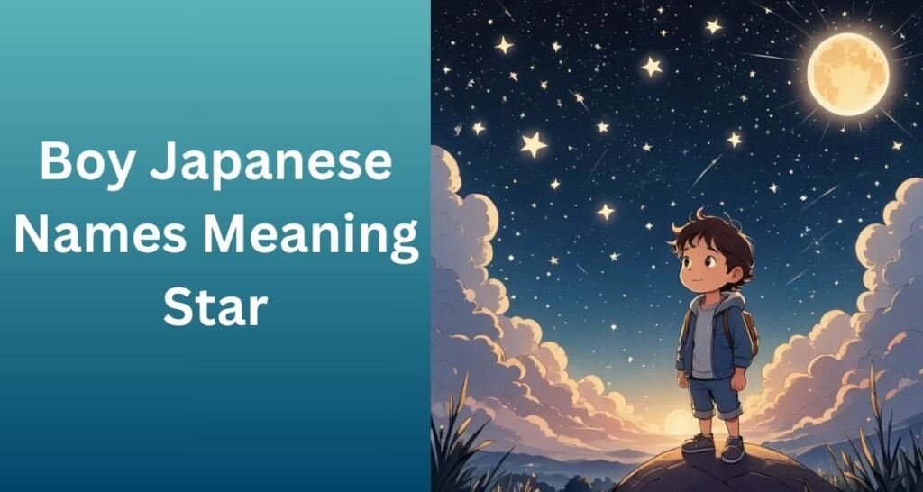 Boy Japanese Names Meaning Star