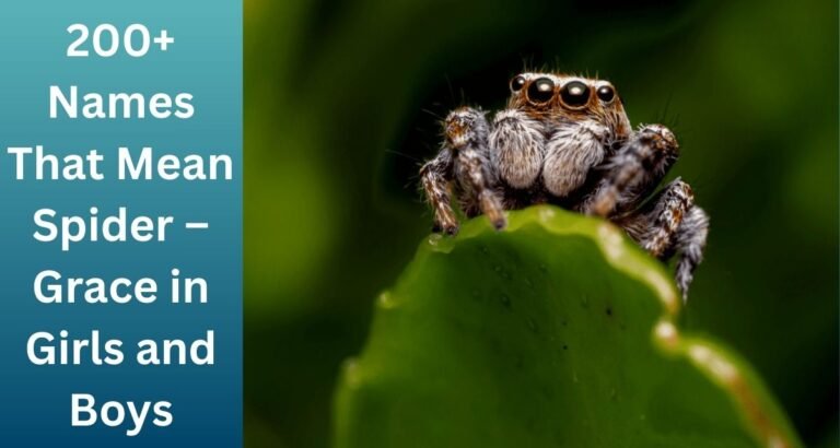 Names That Mean Spider