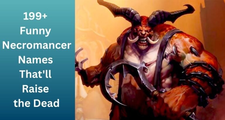 199+ Funny Necromancer Names That'll Raise the Dead