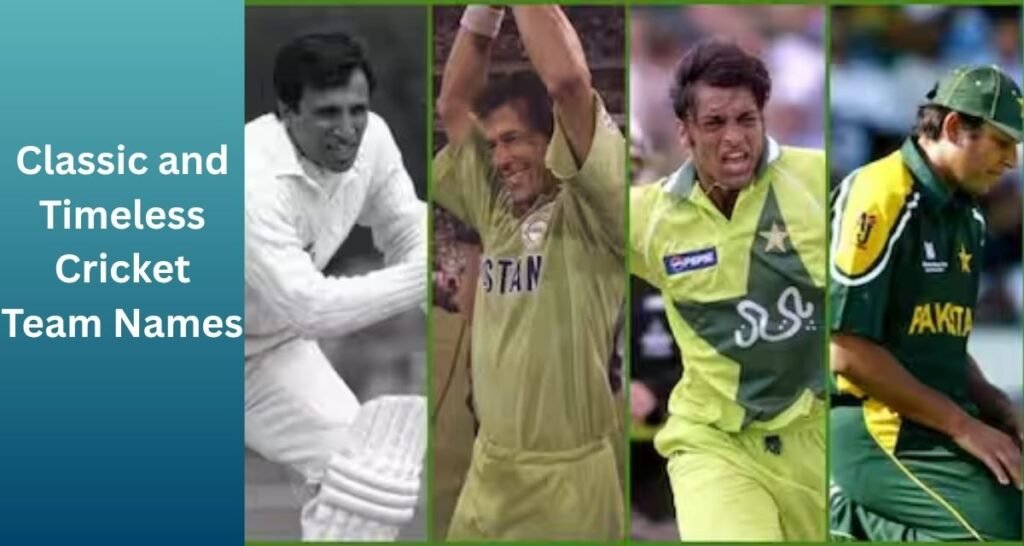 Classic and Timeless Cricket Team Names