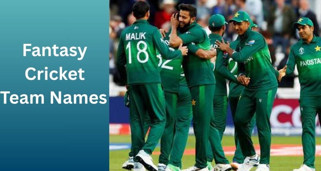 Fantasy Cricket Team Names