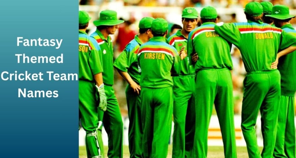 Fantasy Themed Cricket Team Names