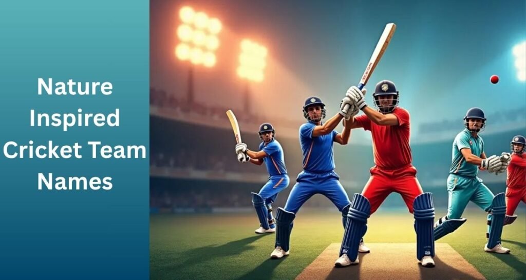 Nature Inspired Cricket Team Names