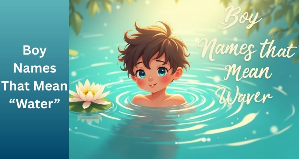 Boy Names That Mean “Water”