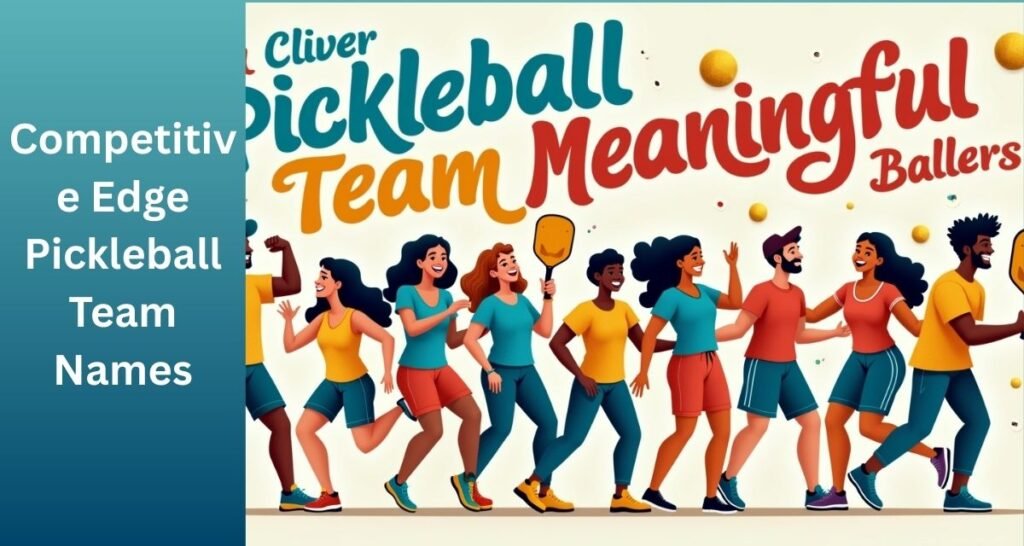 Competitive Edge Pickleball Team Names