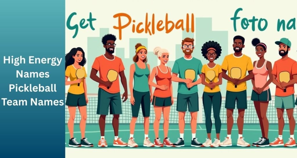 High Energy Names Pickleball Team Names