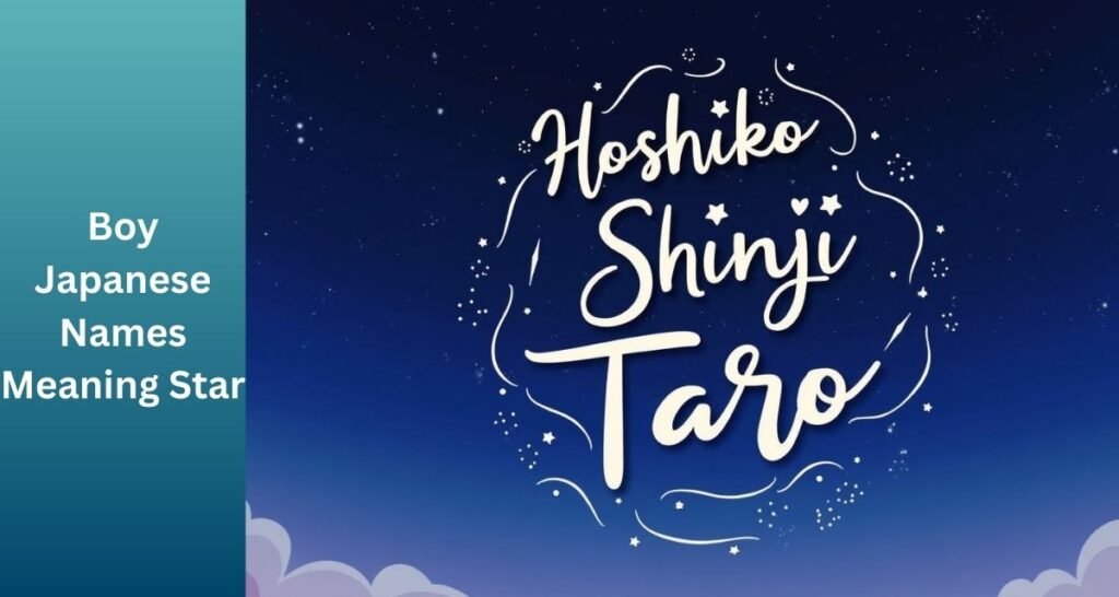 Boy Japanese Names Meaning Star