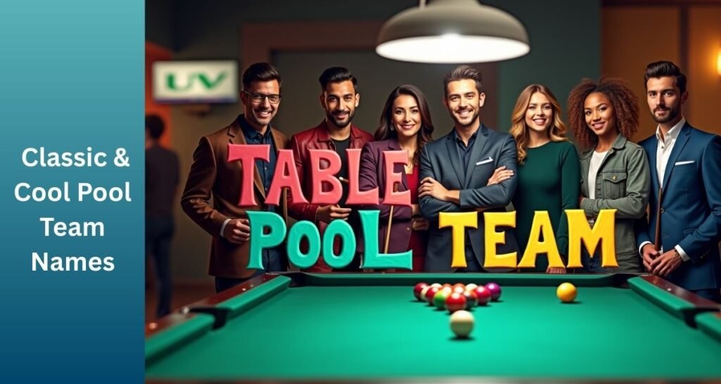 Pool Team Names