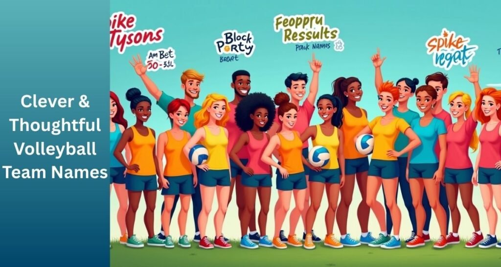 Clever & Thoughtful Volleyball Team Names