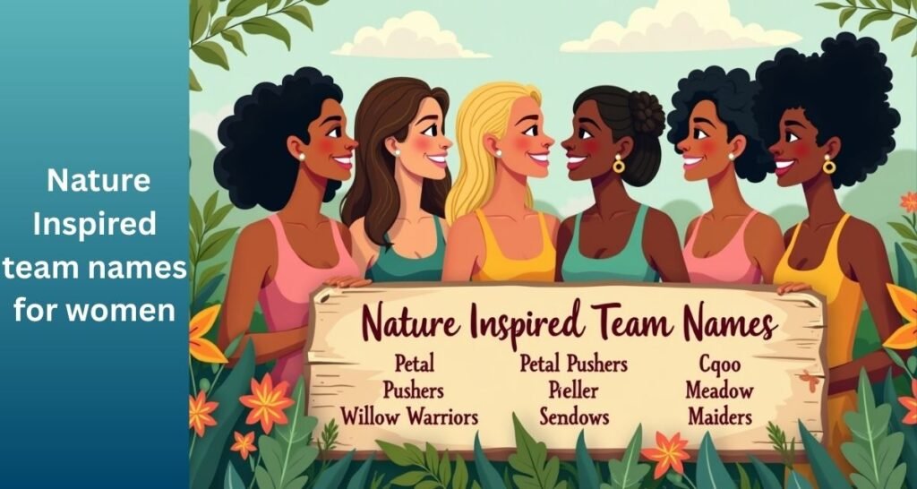 Nature Inspired team names for women