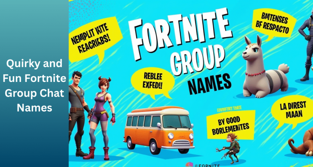 Quirky and Fun Fortnite Group Chat Names
