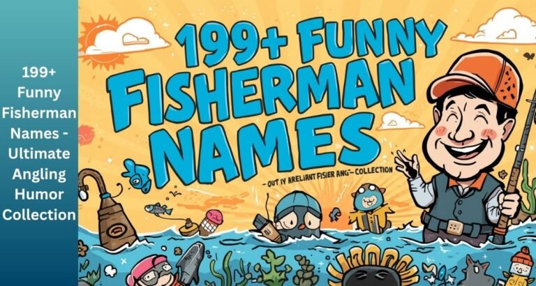 199+ Funny Fisherman Names -Ultimate Angling Humor Collection