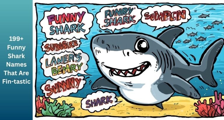 199+ Funny Shark Names That Are Fin-tastic