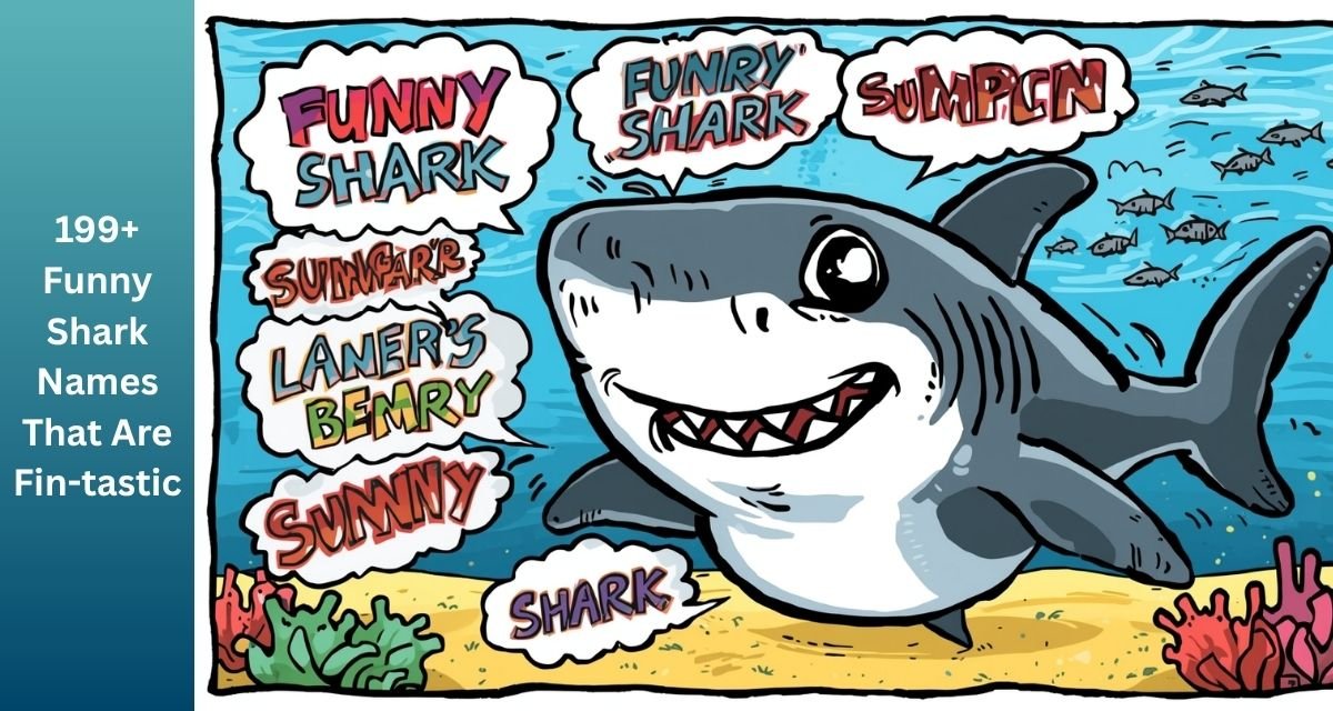 199+ Funny Shark Names That Are Fin-tastic